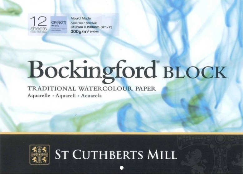 Bockingford watercolour paper, my favourite paper
