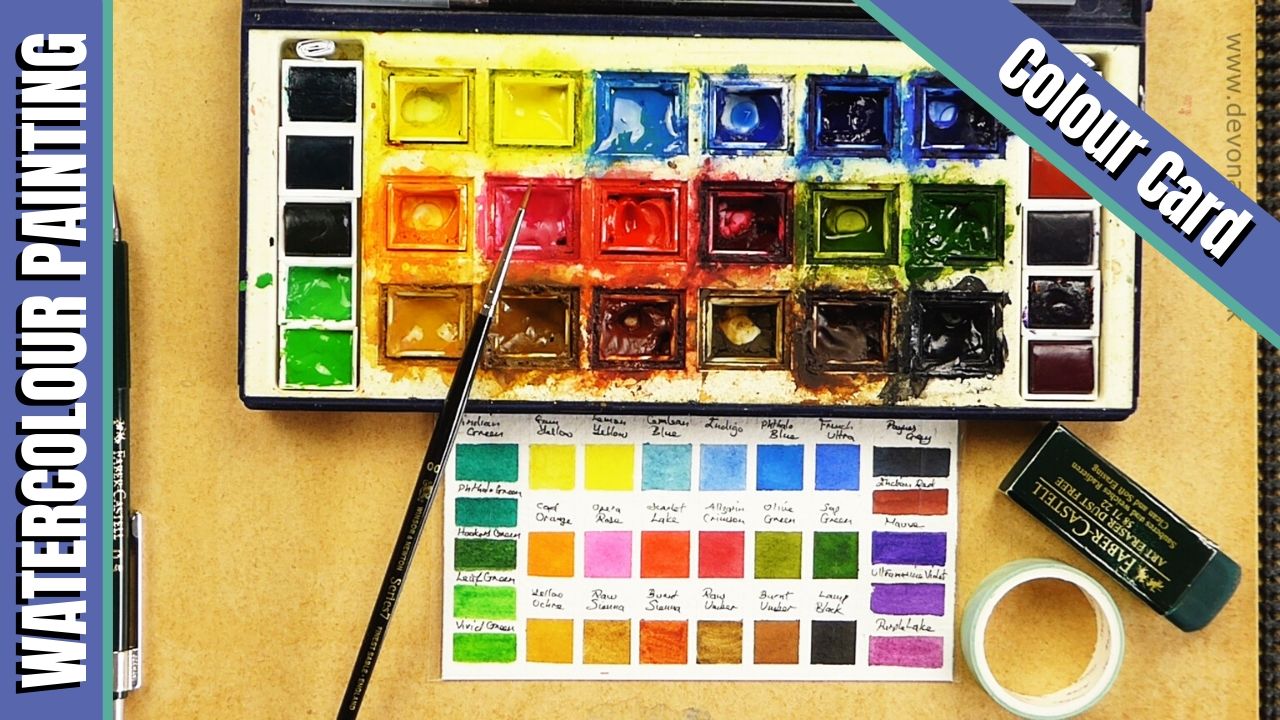 Watercolour tips and techniques, with great ideas to try - The Devon Artist