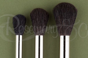 Series 109 goat hair domed black brush by Rosemary & Co